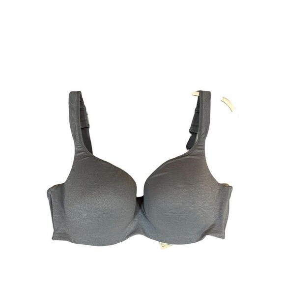 Chirrupy Chief 42DDDE Bra Support Seamless Full Coverage Hidden Underwire Gray - Picture 1 of 4